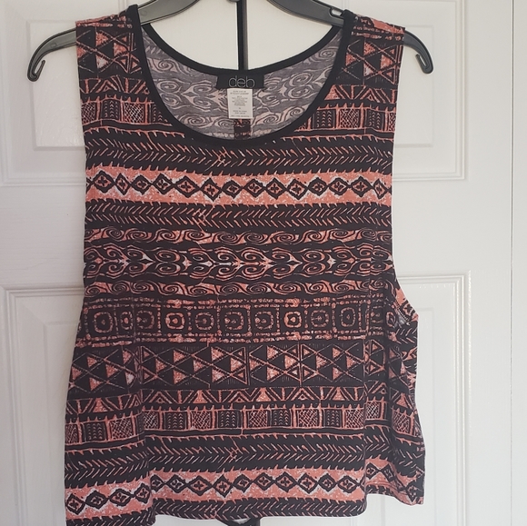 Deb Tops - Deb Aztec print tank top